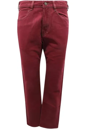 Incotex Heren, Broeken, Rood, Maat: S
