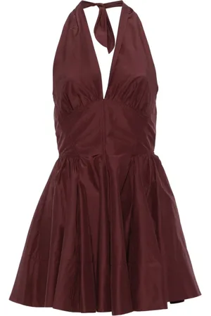 Andamane Dames, Jurken, Bruin, Maat: XS Leer
