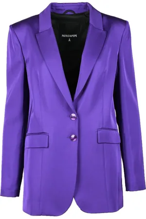 Patrizia Pepe Dames, Jassen, Paars, Maat: M Viscose