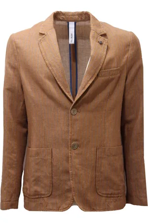 DISTRETTO 12 Heren, Jassen, Bruin, Maat: XL Katoen