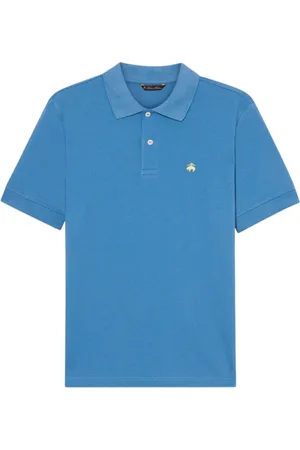 Brooks Brothers Heren, Tops, Blauw, Maat: 3XL Katoen