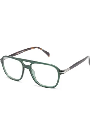 DB EYEWEAR BY DAVID BECKHAM Heren, Accessoires, Groen, Maat: 54 MM
