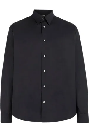 Roberto Cavalli Heren, Overhemden, Zwart, Maat: 2XL Katoen