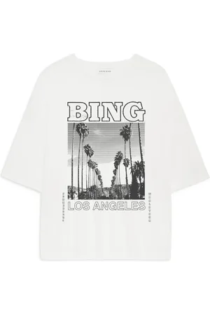 ANINE BING Dames, Tops, Wit, Maat: S Katoen