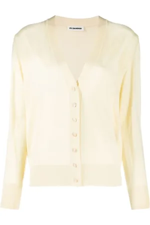 Jil Sander Dames, Truien, Geel, Maat: XS Zijde