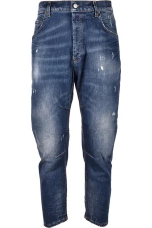 Dondup Heren, Jeans, Blauw, Maat: W35 Katoen