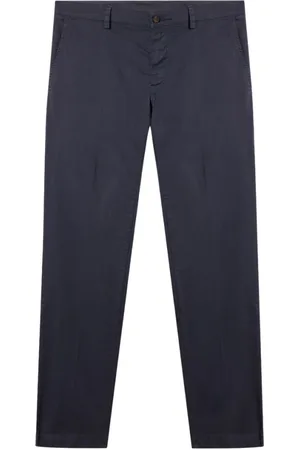 Brooks Brothers Heren, Broeken, Blauw, Maat: W38 Katoen