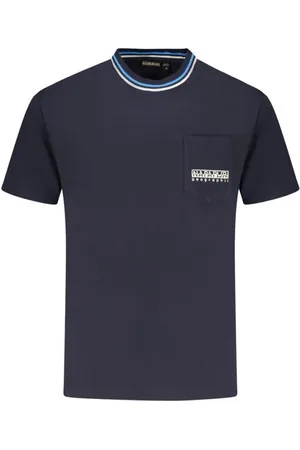 Napapijri Heren, Tops, Blauw, Maat: M Katoen