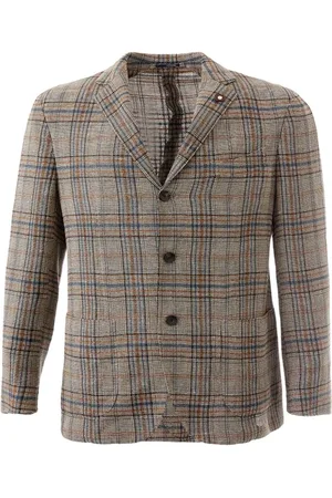 LARDINI Heren, Jassen, Veelkleurig, Maat: XL Linnen