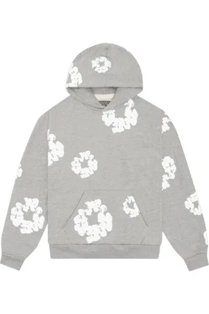 DENIM TEARS Heren, Sweatshirts & Hoodies, Grijs, Maat: M Katoen