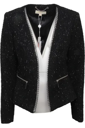 Michael Kors Dames, Jassen, Zwart, Maat: M Wol