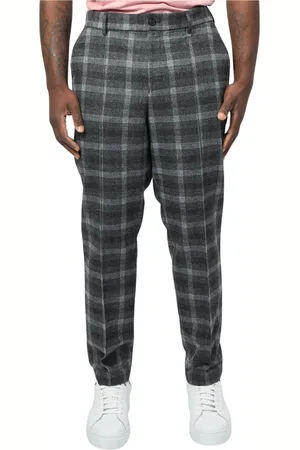 HUGO BOSS Heren, Broeken, Veelkleurig, Maat: XL Wol