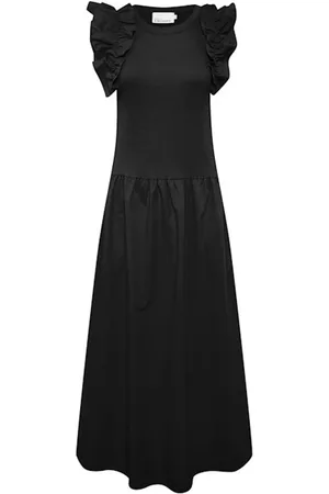 Karen by Simonsen Dames, Jurken, Zwart, Maat: S
