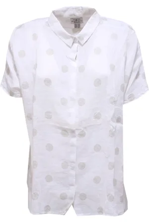 Barbour Dames, Blouses & Shirts, Wit, Maat: M Linnen