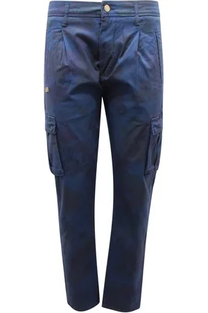 D.A. Daniele Alessandrini Heren, Broeken, Blauw, Maat: W30