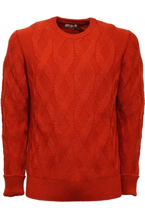 Paolo Pecora Heren, Truien, Rood, Maat: XL Wol