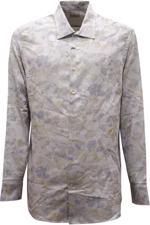 Etro Heren, Overhemden, Paars, Maat: 2XL