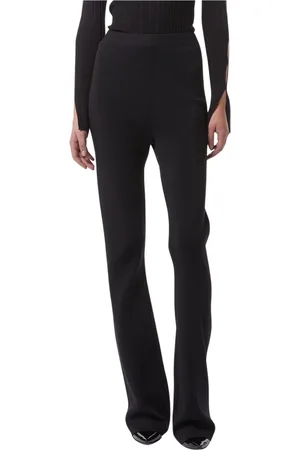 Silvian Heach Dames, Broeken, Zwart, Maat: S Nylon
