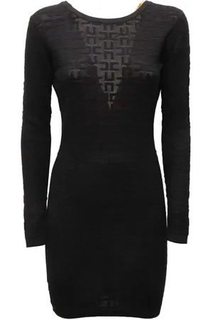 Elisabetta Franchi Dames, Jurken, Zwart, Maat: M