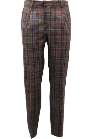 D.A. Daniele Alessandrini Heren, Broeken, Blauw, Maat: XL Wol