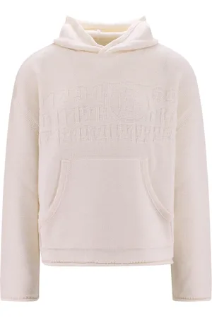 Maison Margiela Heren, Sweatshirts & Hoodies, Wit, Maat: S Wol