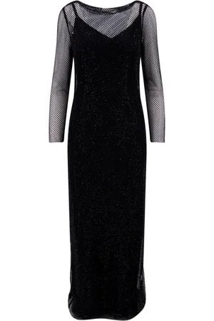 Max Mara Dames, Jurken, Zwart, Maat: XS Satijn