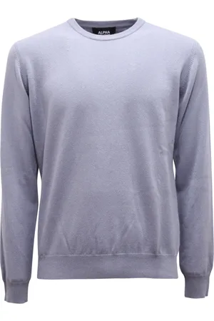 ALPHA STUDIO Heren, Truien, Blauw, Maat: 2XL Kasjmier