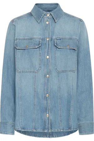 Ball Dames, Blouses & Shirts, Blauw, Maat: XS Denim