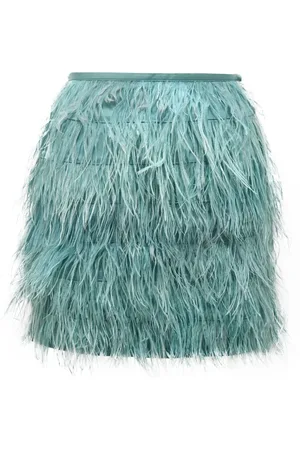 Twin-Set Dames, Rokken, Blauw, Maat: 2XS Denim