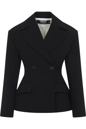 Jacquemus Dames, Jassen, Zwart, Maat: S Wol