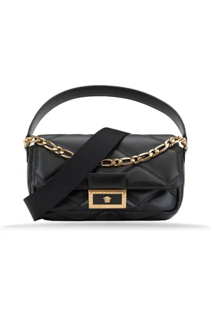 VERSACE Dames, Tassen, Zwart, Maat: ONE Size Leer