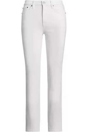 Ralph Lauren Dames, Broeken, Wit, Maat: L
