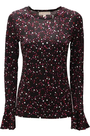 Michael Kors Dames, Blouses & Shirts, Zwart, Maat: XS Viscose