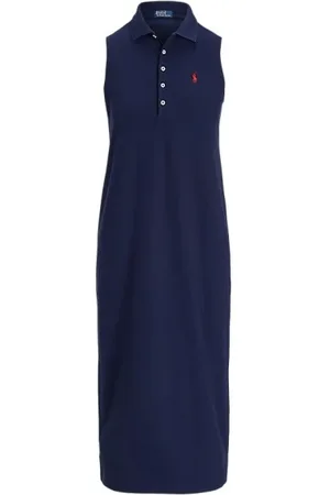 Ralph Lauren Dames, Jurken, Blauw, Maat: M