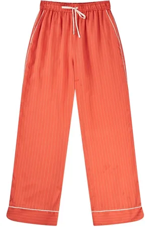 Munthe Dames, Broeken, Rood, Maat: XL Linnen