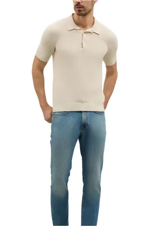 Boglioli Heren, Tops, Wit, Maat: 2XL Katoen