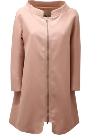 HERNO Dames, Mantels, Roze, Maat: M Katoen