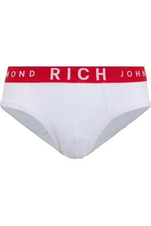 John Richmond Heren, Ondergoed, Wit, Maat: 2XL Katoen