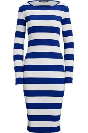 Ralph Lauren Dames, Jurken, Blauw, Maat: S