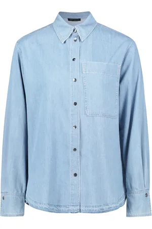 Betty Barclay Dames, Blouses & Shirts, Blauw, Maat: S Denim