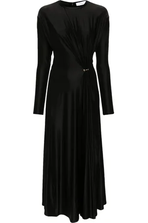 Paco rabanne Dames, Jurken, Zwart, Maat: 2XS Viscose