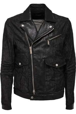 Dsquared2 Heren, Jassen, Zwart, Maat: L Leer