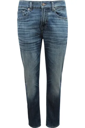 7 for all Mankind Heren, Jeans, Blauw, Maat: W36