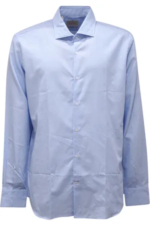 BROOKSFIELD Heren, Overhemden, Blauw, Maat: L