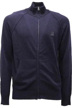 Woolrich Heren, Truien, Blauw, Maat: S Wol