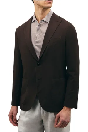 Boglioli Heren, Jassen, Bruin, Maat: 2XL Wol