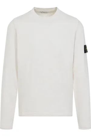 Stone Island Heren, Truien, Wit, Maat: L Katoen
