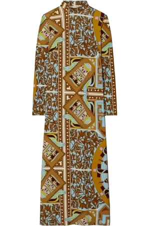 Tory Burch Dames, Jurken, Veelkleurig, Maat: S Viscose