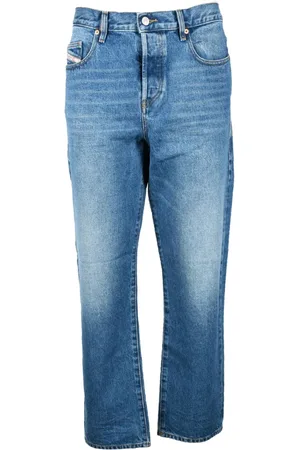 Diesel Heren, Jeans, Blauw, Maat: W38 Katoen