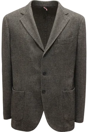 Biagio Santaniello Heren, Jassen, Bruin, Maat: XL Wol